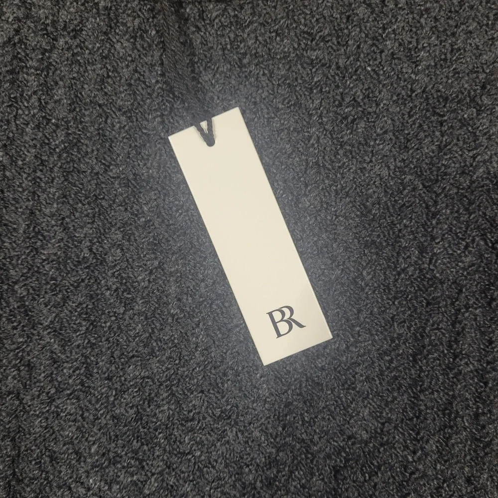 Banana Republic Sweater Mens XXL Tall Gray Crewneck Ribbed Cotton Blend NEW